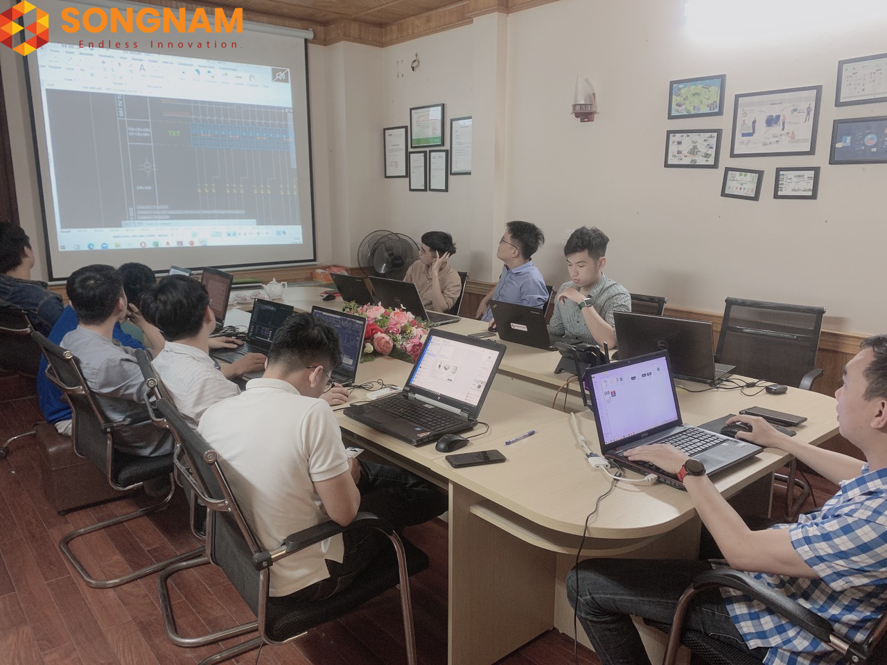 On April 1, 2021 Song Nam held a training for the 2nd technical department